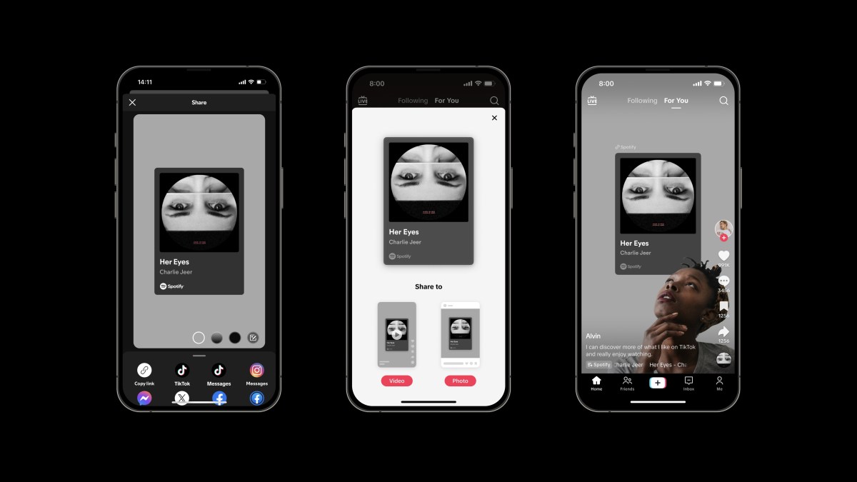TikTok’s latest attribute lets music followers ‘Share to TikTok’ from Spotify and Apple Music